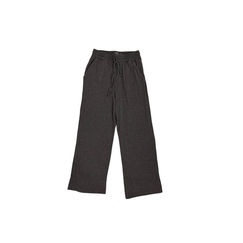 by Anthropologie Wide Leg Gray Drawstring Baggy Loose Fit Lounge Pants Small